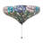 16" Wide Wisteria Fan Light Fixture