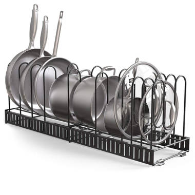 Prep & Savour Metal Rectangle Countertop / Cabinet Pot Rack