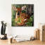 Art mural en toile épique Graffiti «Cute Deer Lies In The Grass» par Kajenna, 18 po x 18 po