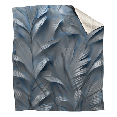 Textured Leaf Pattern Blankets