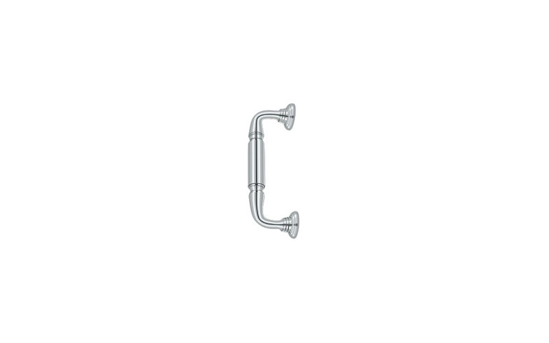 Brass Shutter / Door Accessory, Bright Chrome