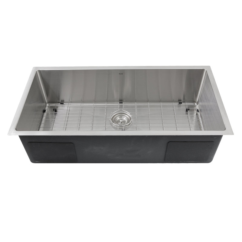 Pro Series 36'' L Stainless Steel Single Basin Kitchen Sink