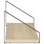 2 -Piece Steel Floating Shelf