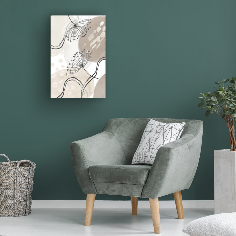 Art sur toile 3, bolognaise, beige, H 24 po x l 16 po