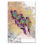 «Purple Parrots», impression sur toile tendue-31453820