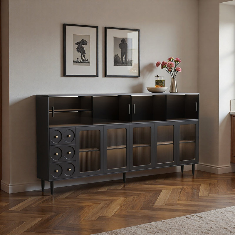 Mid ancient style sideboard cabinet