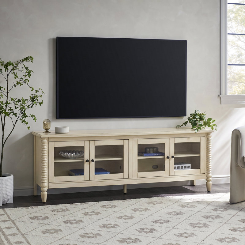 Meuble télé 69 po avec rangement, Antique White