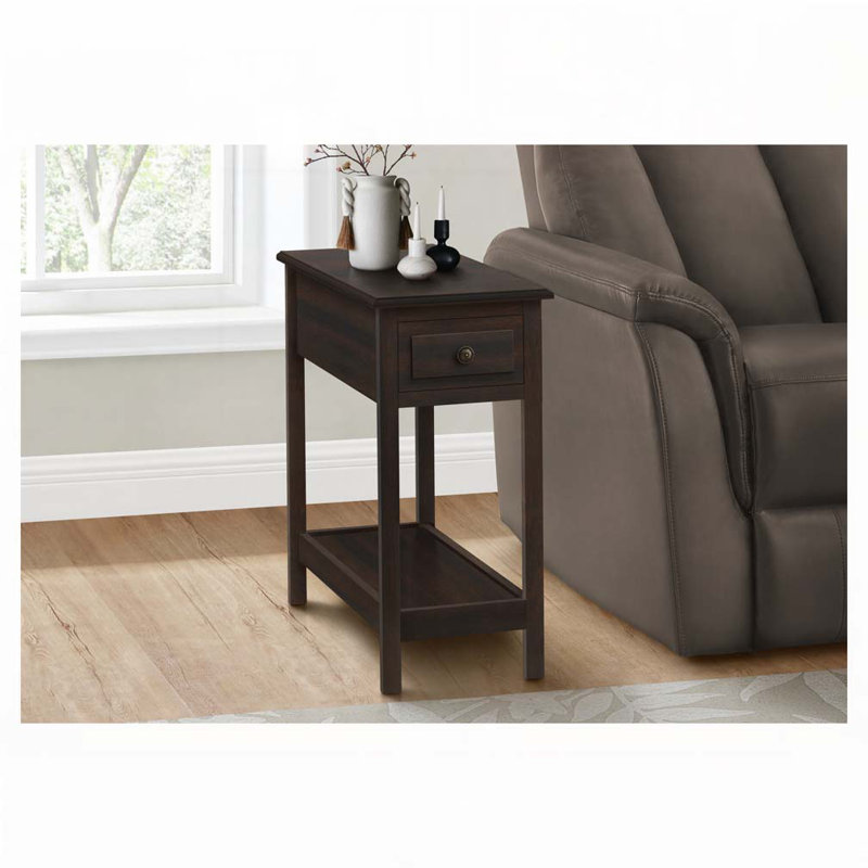 Table d'appoint avec rangement, table de bout, table d'appoint et table de chevet