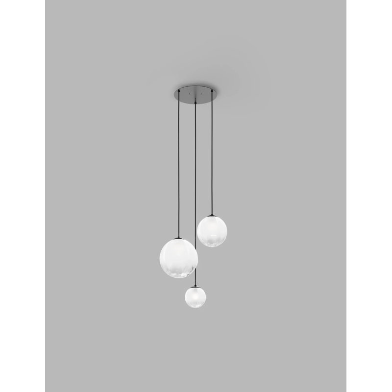 Puppet Suspension R3 Smoky Transparent Matt Black 1 G9 Ul, Matte Black, White