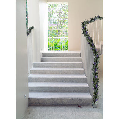 5'' in. Faux Lavender Garland