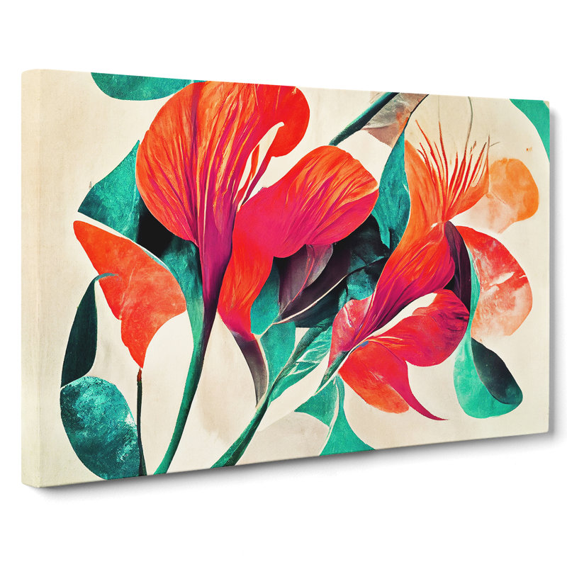 Flower Abstract Vol.3 - Wrapped Canvas