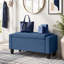 Polyester Blend Upholstered Bench-41936210