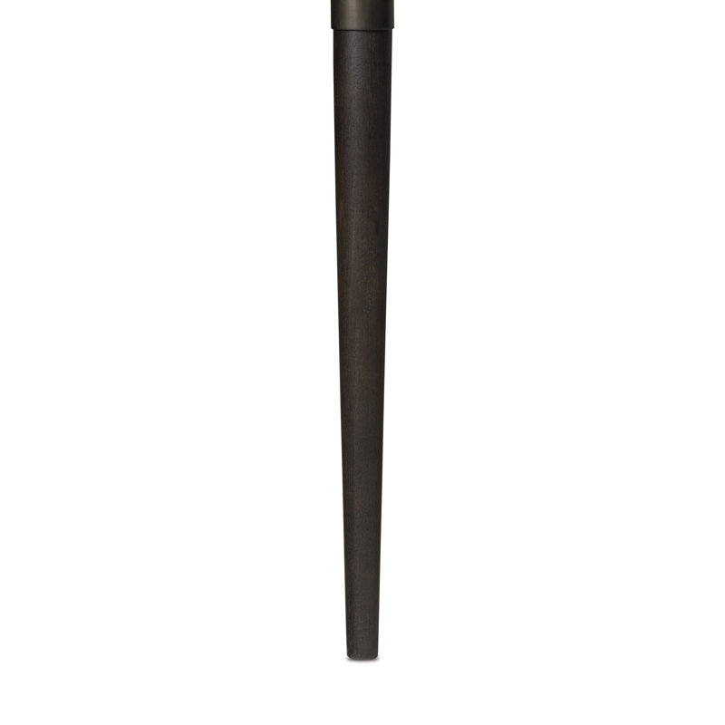 Harper Solid Wood Dining Table, Black