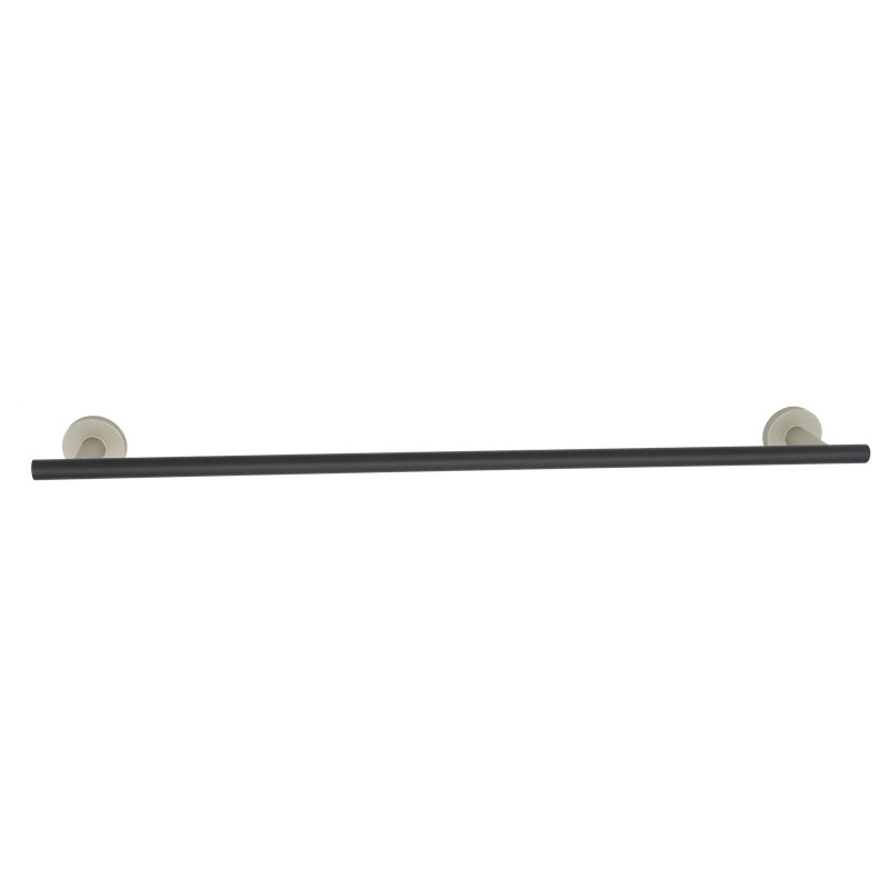 Porte-serviettes, Nickel mat / noir mat