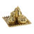 Benito Ceramic Pear, Pumpkin, and Squash Fruit Decorative Sculpture with Decorative Grid Plate Set-418266447