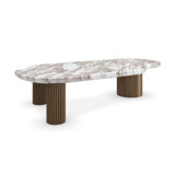 Modern Resort Stone Cocktail Table