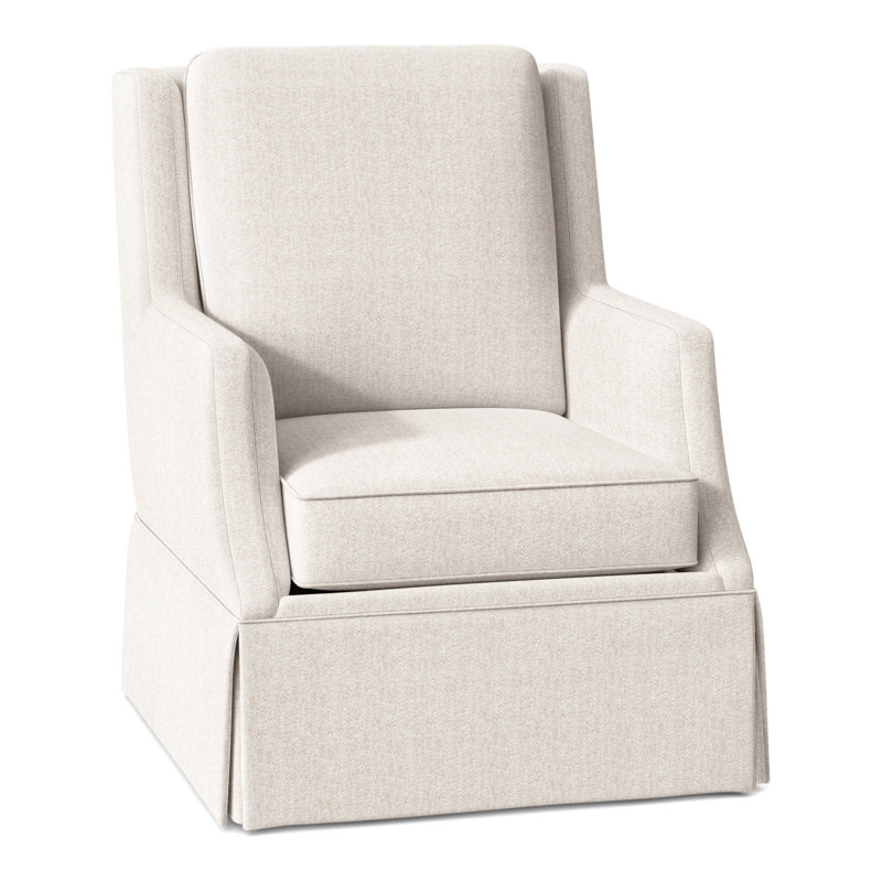 Fauteuil à oreilles l 31,5 po Savannah, Perigold craie douce au toucher