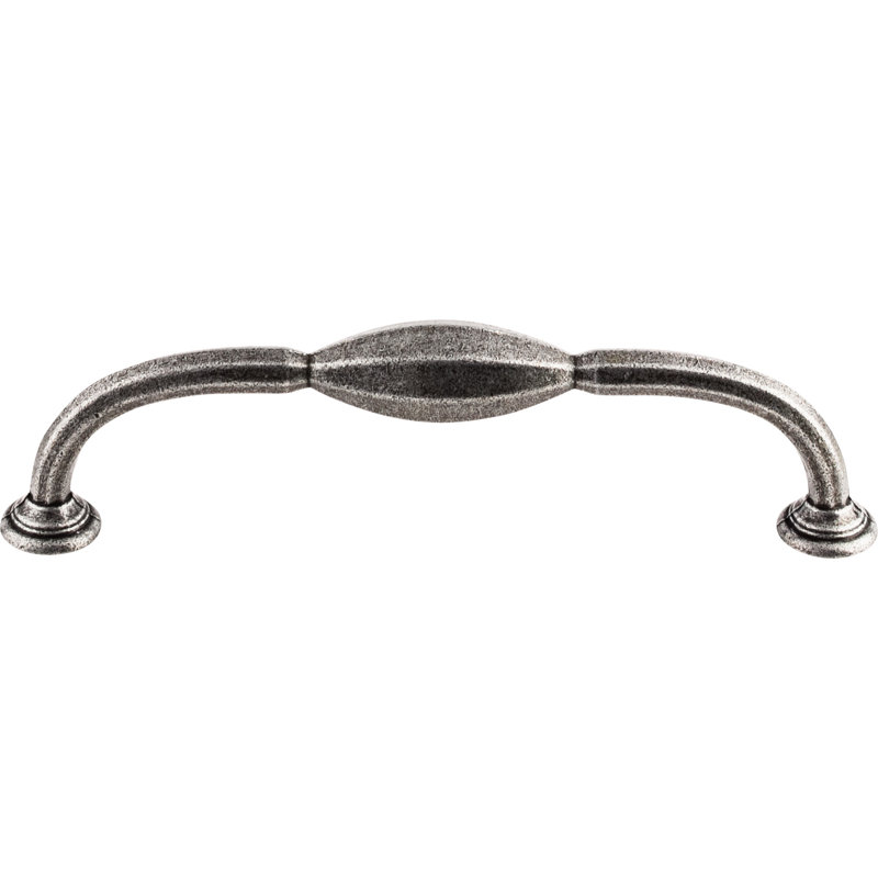 Chareau 8 13/16" Center to Center Bar pull, Black Iron, 5 1/16" Center to Center