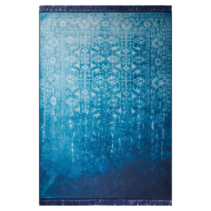 Premium Machine Washable Carpet, 4.6 x 6.2 Feet, 100% Polyester, 1850 g/m² | Pile Height: 0.2 Inches | Eco-Friendly Recycled Poly Cotton Underside | Perfect for Living Room, Bedroom, and High-Traffic Areas