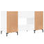 Diawara Metal Base Writing Desk-222820517