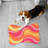 Pink Boogie - 1 Piece Bone Shape Feeding Mat-101634692