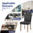 Sofid Nailed Trim Faux Leather Waterproof Upholstered Parsons Dining Chairs (Set Of 6)-1763770617-1763770613
