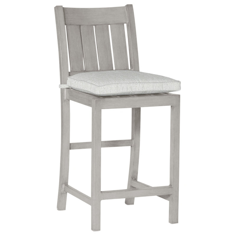 Tabouret de comptoir d'extérieur club 24 po, Welt, Perle Bali, Huître
