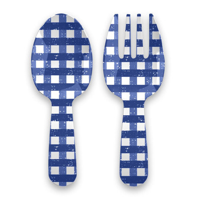 Service à salade 2 pièces Caila Gingham