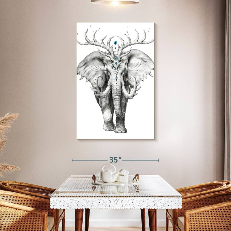 Brampt Elephant Soul, 48" H x 32" W
