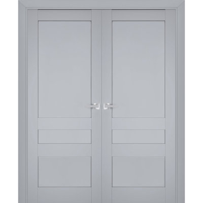 Veregio Paneled Wood French Doors