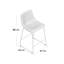 Winding Upholstered Counter Stool with Metal Frame-30896582