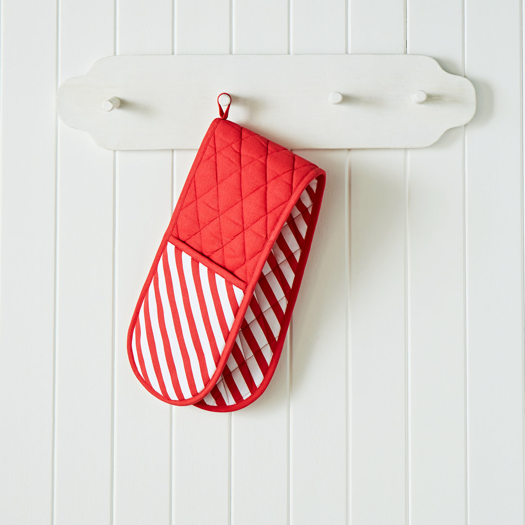 Candy Cane Cotton Kitchen Double Oven Handschuh