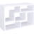 Versatile White Bookcase With 15.63 Inches Width For Compact Spaces Open Back Easy Wiring In Office