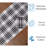 Naszire Rectangle Plaid Cotton Table Runner