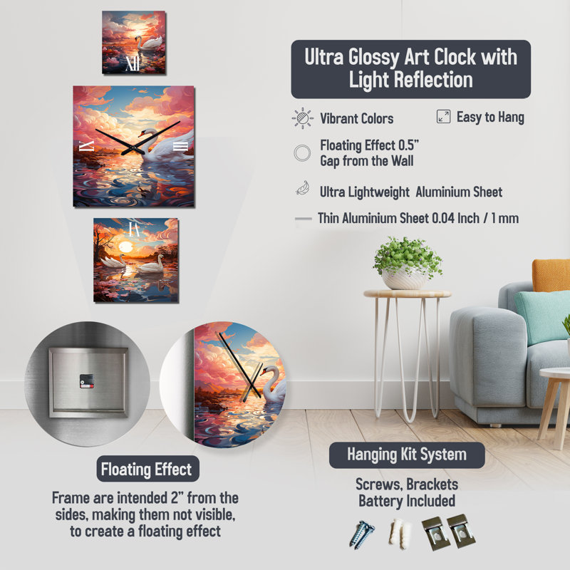 Suvali Metal Wall Clock