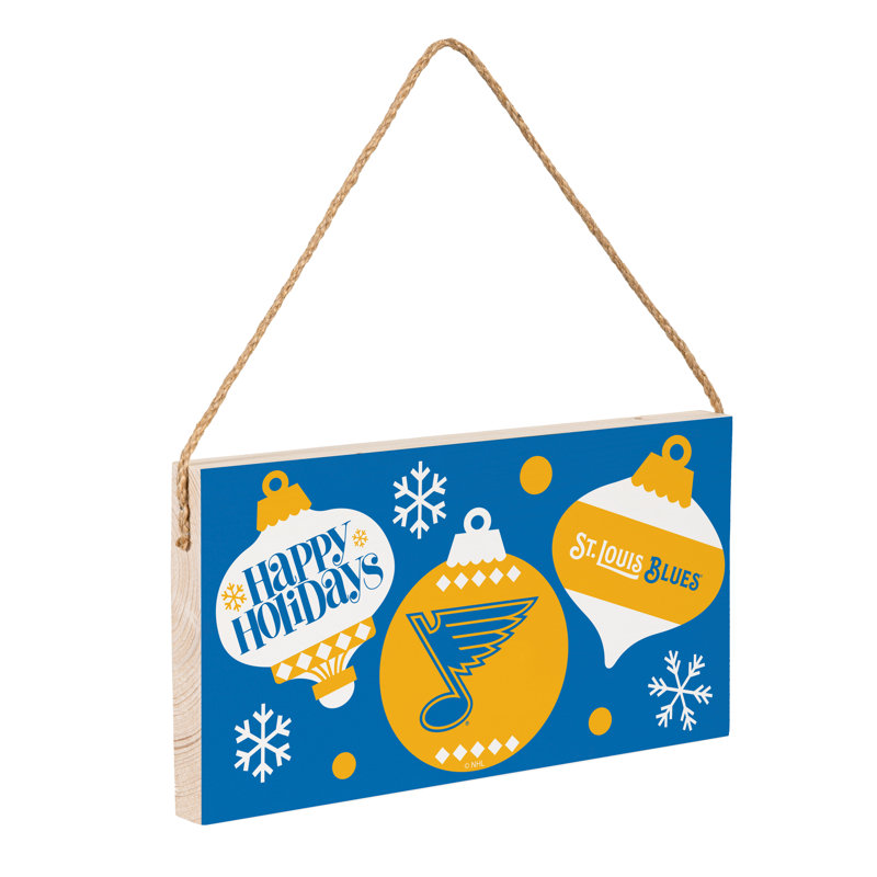 Plaque murale en bois St Louis Blues 6 x 11