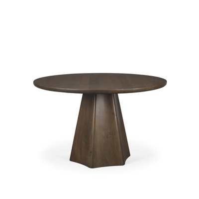 Hosmer Solid Mango Wood Round Dining Table by Corrigan Studio