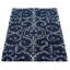 Tapis d'intérieur contemporain en soie bleu clair noué à la main Contemporary-929461207