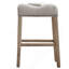 Ensemble de 2 tabourets de bar rembourrés sans dossier à siège selle Coco, hauteur de 29 po-950671938-950671939