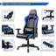 Blue Elephant Reclining and Adjustable Height PC & Racing Game Chair-193090874
