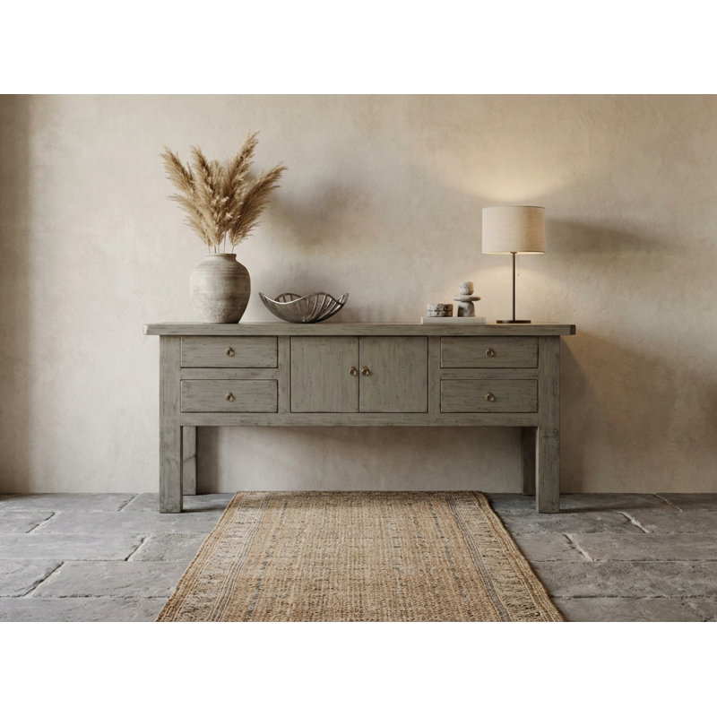 Annegreet 180cm Console Table, Pewter Grey