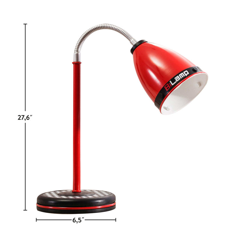 Lampe de bureau 27,8 "noir/rouge Norwood