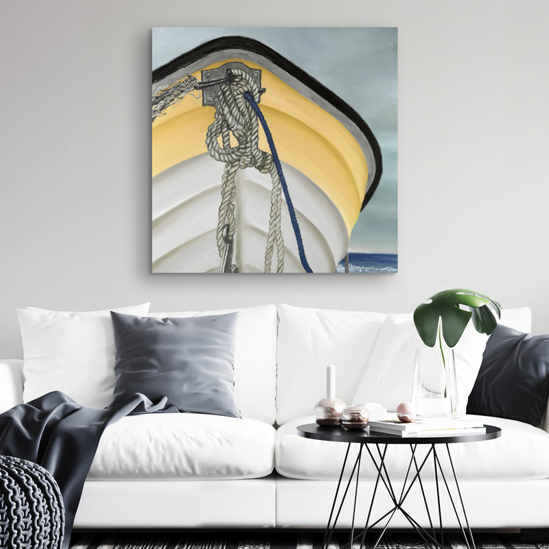The boat - 32"x32" art on canvas