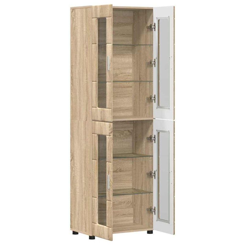 Tamoor Highboard Accent Chest, Sonoma Oak