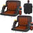 Davette Heated Stadium Seats 25'W with Wide Cushion and Back Support(2pcs)