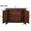 Console rétro de 40 po, espace de rangement spacieux pour le salon. Plateau de table, tablette réglable, pieds en bois massif, console de couleur pour le vestibule, rangement. Amovible et cadre, utilisation pratique