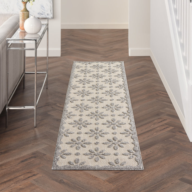 Tapis crème Therese, Tapis de couloir 2 pi 2 po x 7 pi 6 po