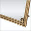 Miroir de plancher pleine longueur avec support et cadre doré antique (70,1 po x 31,9 po)