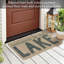 Indoor/Outdoor Linen Look Floor Mat