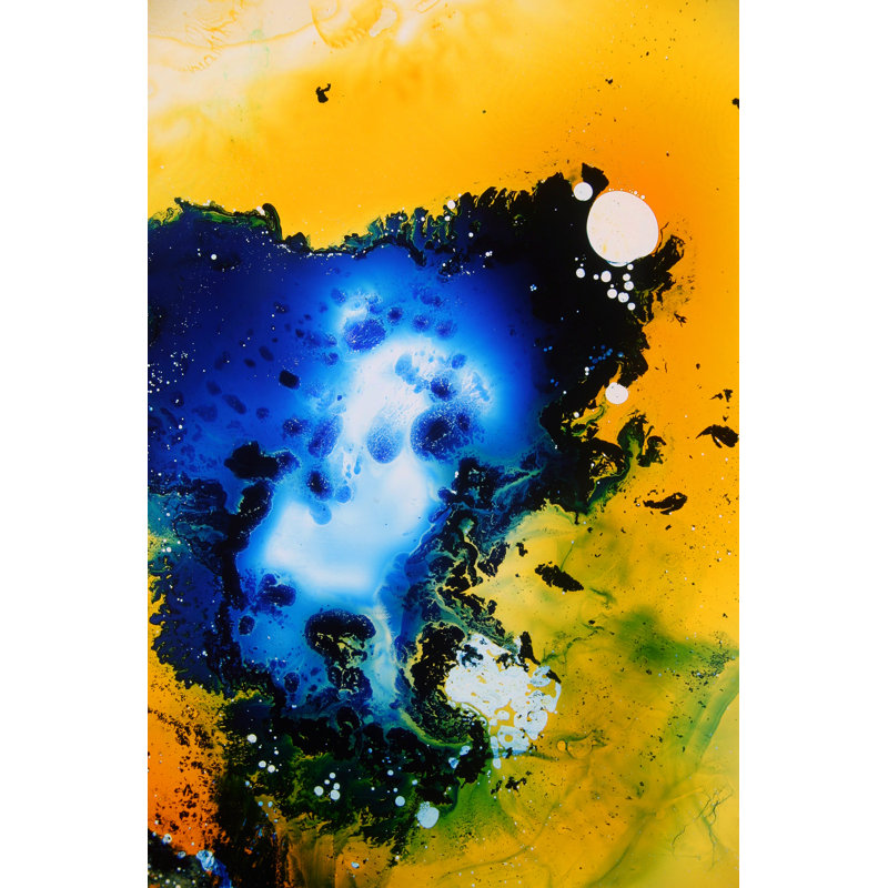 Abstract Fluid Painting - Wrapped Canvas Print, 30cm H x 20cm W x 3.8cm D